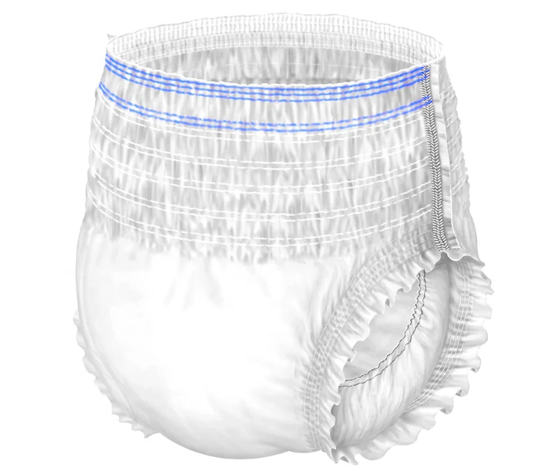 Подгузники для взрослых оптовая продажа ультра толстые супервпитывающие одноразовые нетканые ткани с 3d принтом нижнее белье мужчин защита от протечек