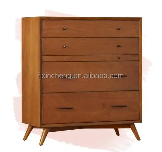 Sincere hot saling cheap  rectangular  particle board chest of drawer Big three classical style 2022