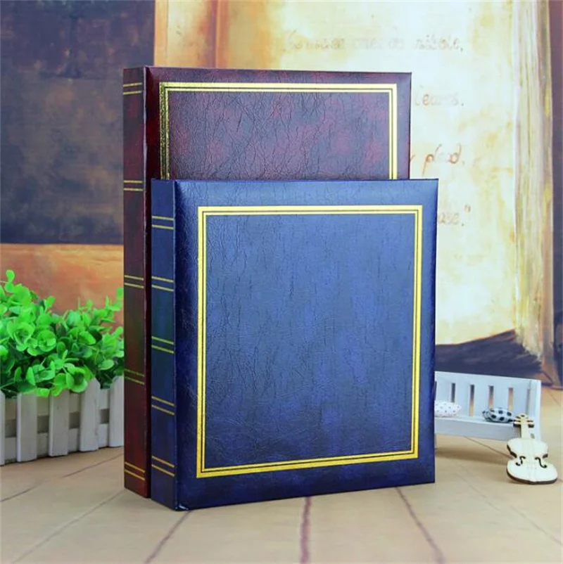 Filled with vellum cover flat back paper core inside page vintage photo album