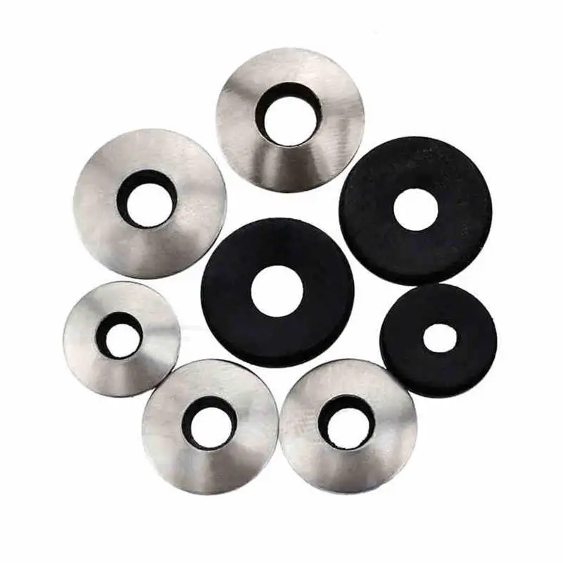 Galvanized Steel Round Flat EPDM Gasket Rubber Waterproof Washer Sealing washer