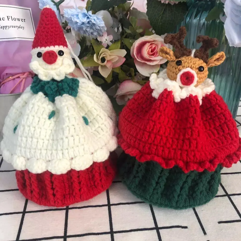 CE/ASTM 2024 Soft Stuffed Toys Crochet Toys Handmade Amigurumi Dolls Crochet Cute Girl For Children Gift