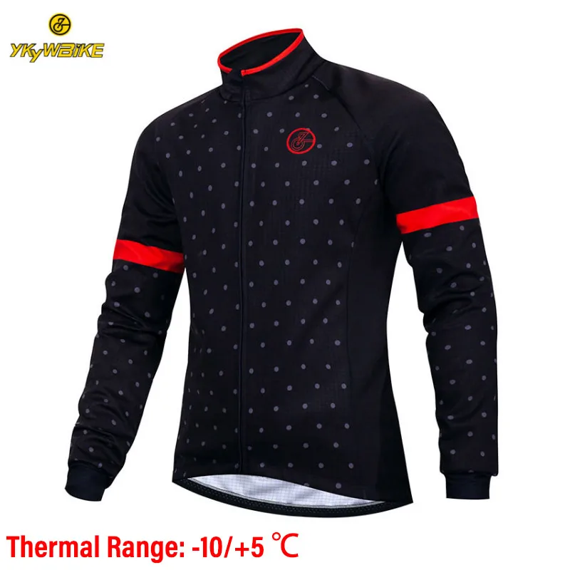 
Custom Logo Design High Quality Waterproof Windproof Winter Cycling Clothing Cycling Jacket 