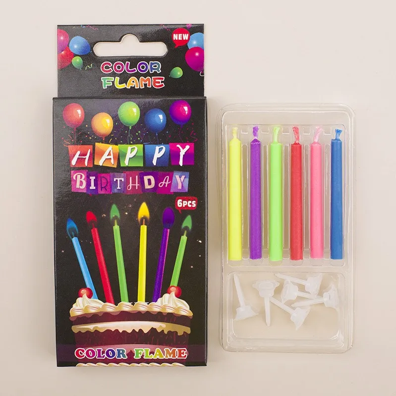 Q12 Magical Celebration Angel Flames Birthday Cake Candles Colored Flames Happy Birthday Candles