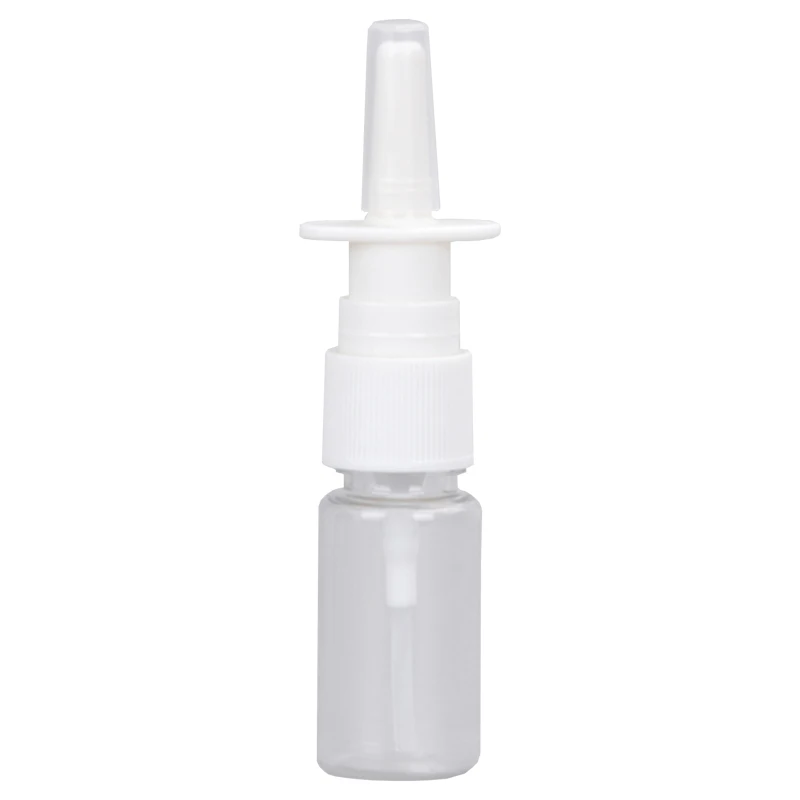 10ml PET Plastic Empty Transparent Aliquot Direct Spray Nasal Cavity Cleaning Bottle For Saline Water Wash