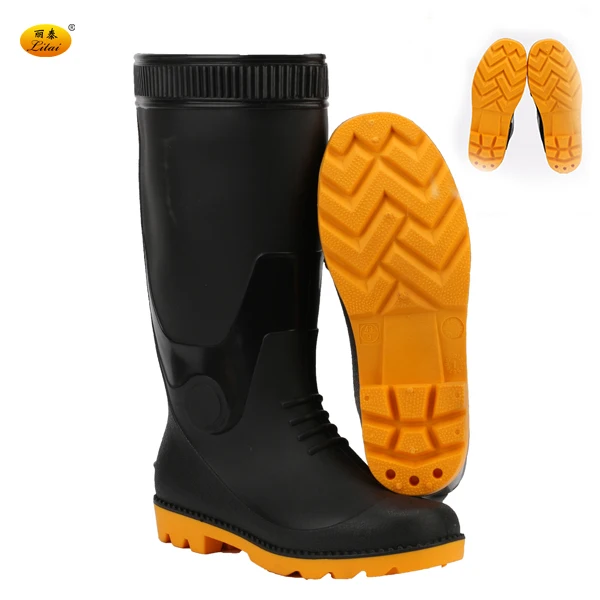 waterproof Global hot explosive PVC Gum Boots Anti Slip PVC rain boot gum boots factory for men adults