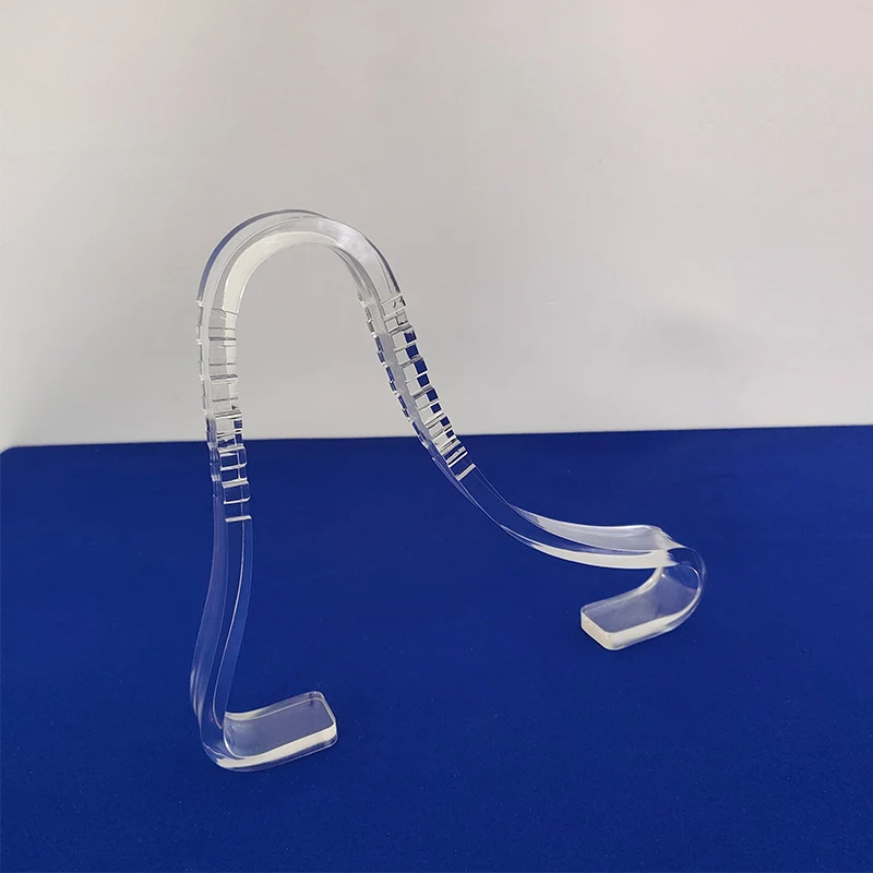 Acrylic Clear Shoe Display Store Form Insert Acrylic High Heel Form Insert