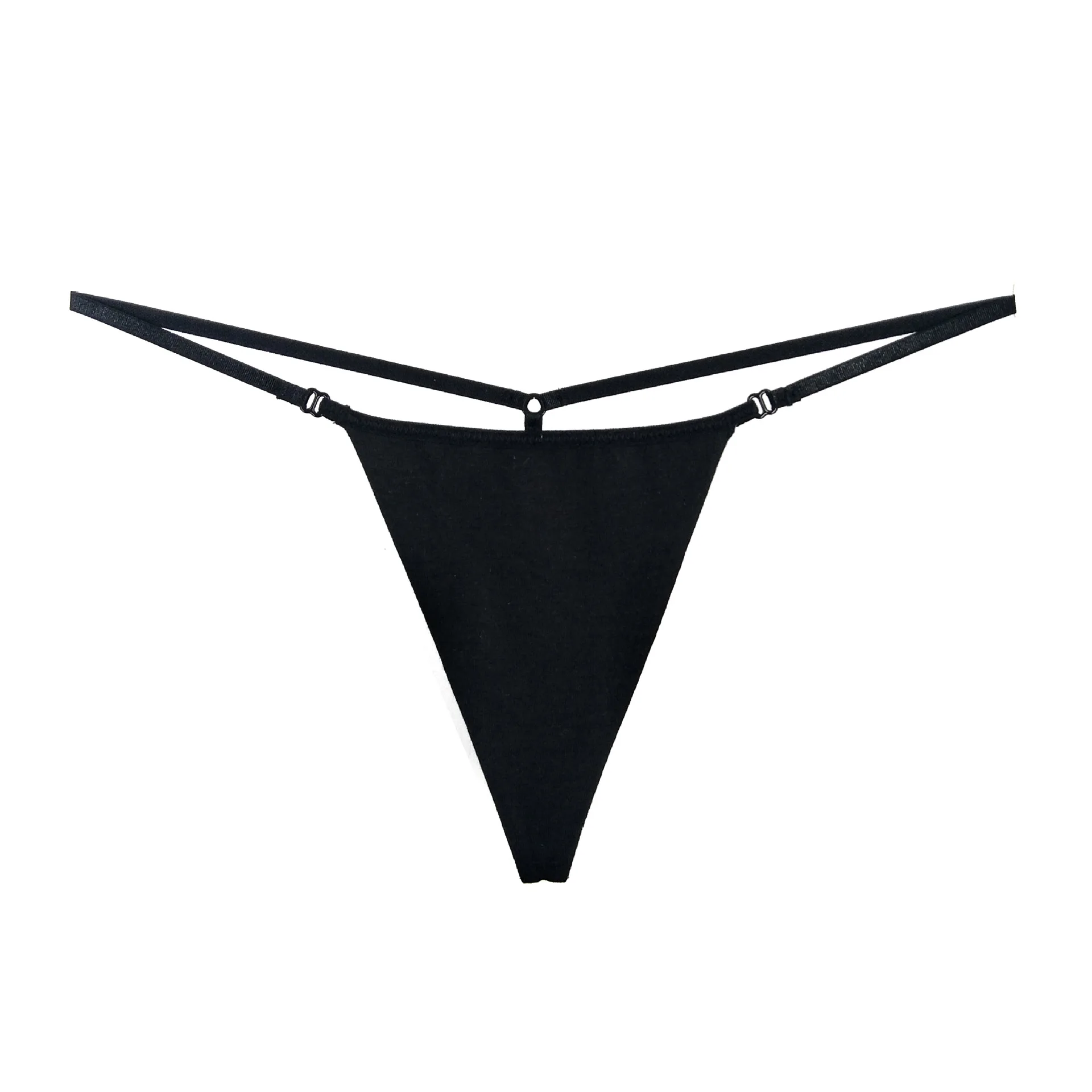Hot Selling Sexy Underwear Women Low-Waist Solid Ladies T Back Panties Fashion Breathable Thong G string
