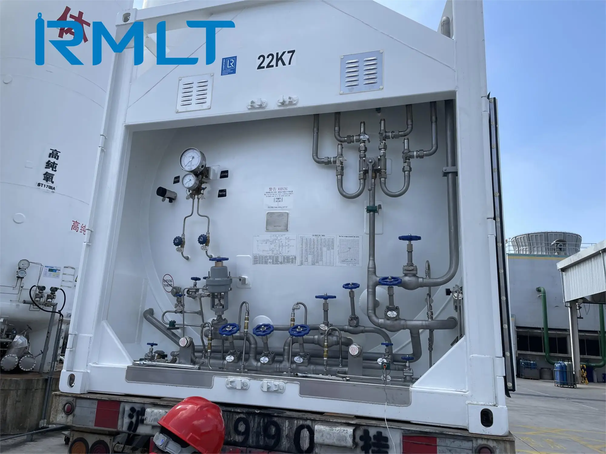 99.999% Liquid Argon/Argon Gas in 20FT T75 ISO Tank Container