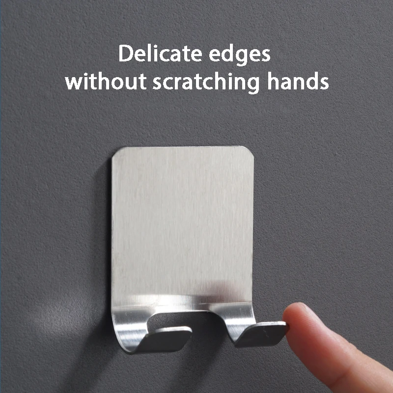 Wall Mounted Stainless Steel Shaver Rack Adhesive Functional Scraper Holder Designed Scratch-Free Design Welcome