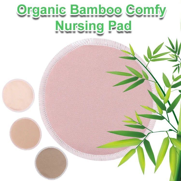 ECO Friendly Milk Saver Breast Pads Cheap Reusable Cloth Nursing Pads Organic Bamboo Breast Pads For Breastfeeding