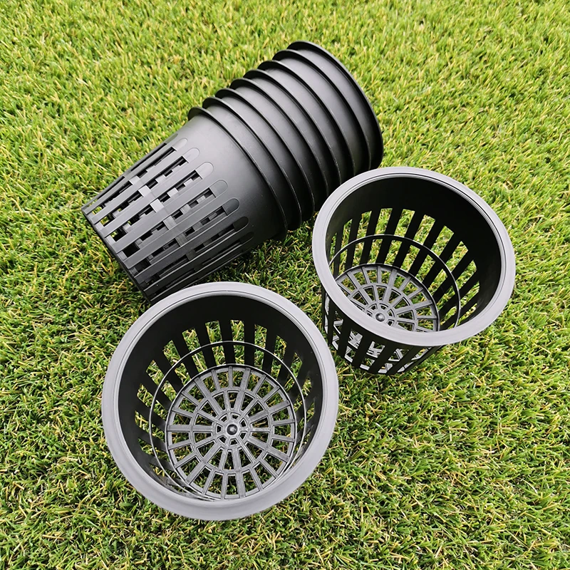 4 inch Plastic Mesh Net Cup Hydroponics Planting Pot for Dutch bucket