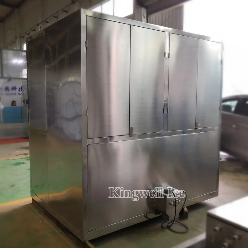 4000 кг Ледогенератор кубикового льда с украшением в виде кристаллов и регулярные кубиков льда в Горячая зона