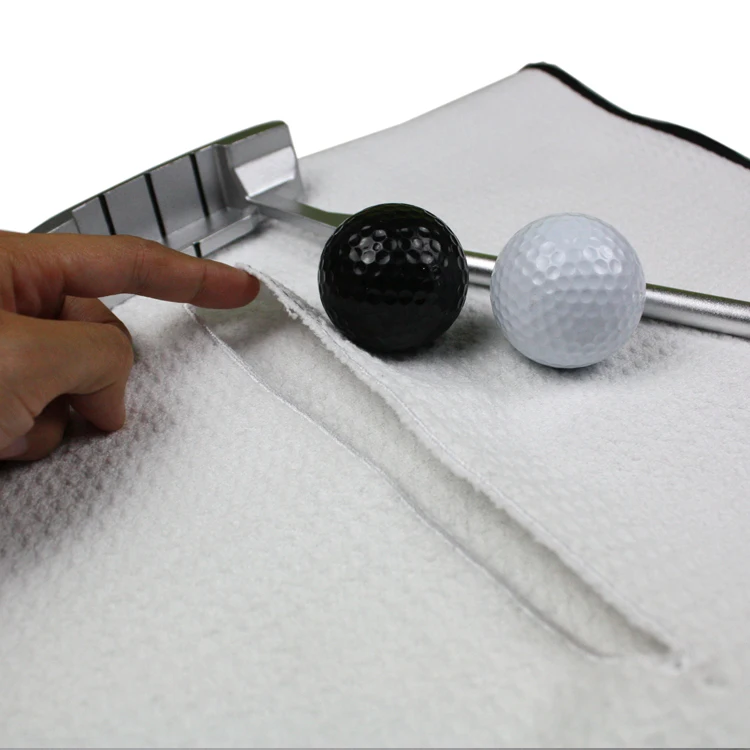 Top quality personalized embroidered golf towel with microfiber