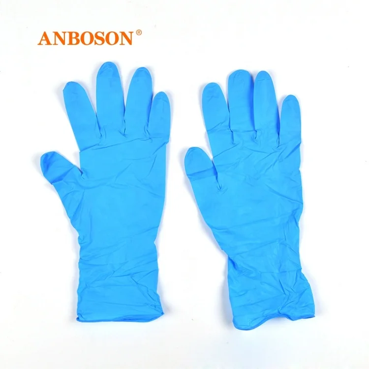 Anboson  Medium SIZE Nitrile Gloves  Cleaning Supplies Work gloves disposable latex free powder free gloves For Women