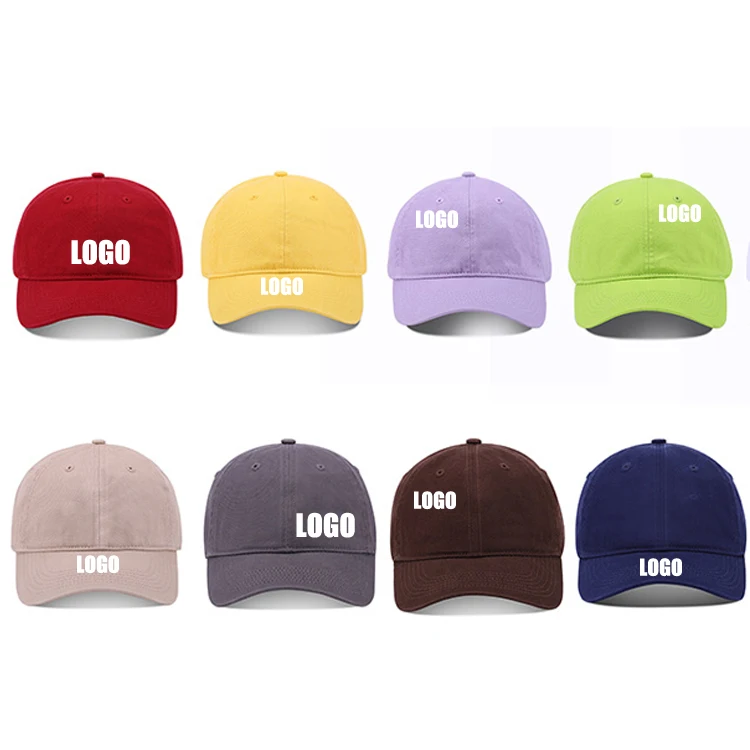 Free Shipping Design your own 6 panel cap dad hats custom embroidered baseball cap