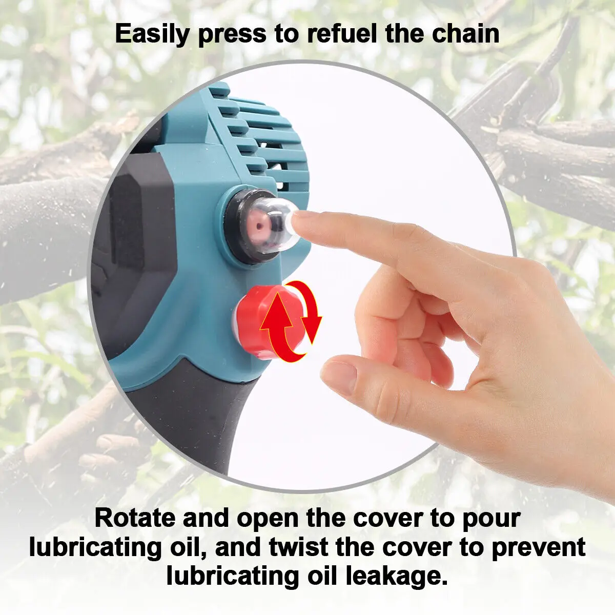 8-Inch Mini Electric Cordless Chainsaw 21V Battery Power Industrial & DIY Grade for Wood Cutting Tool Sets