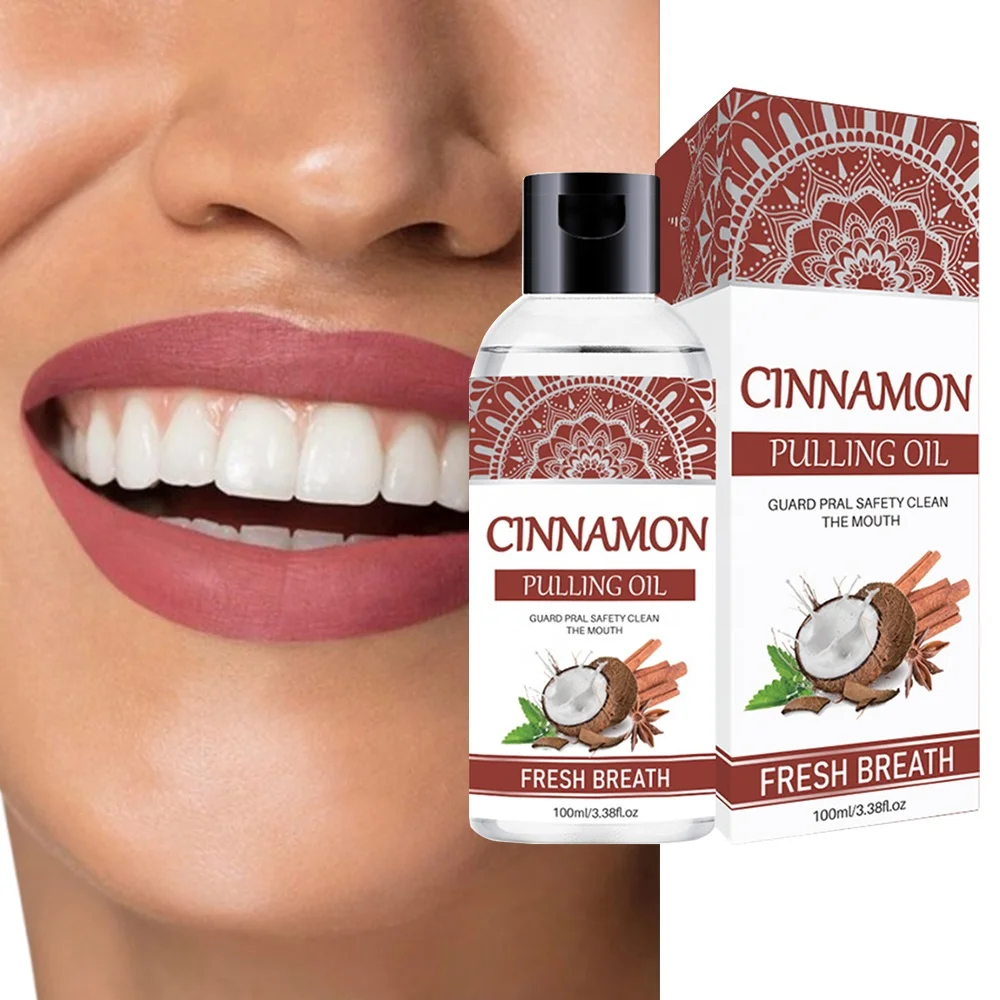 Gluta Booster Coconut Pulling Oil Essential Oil And Vitamin E Teeth-Friendly Whitening Freshing Mouthwash 100ml