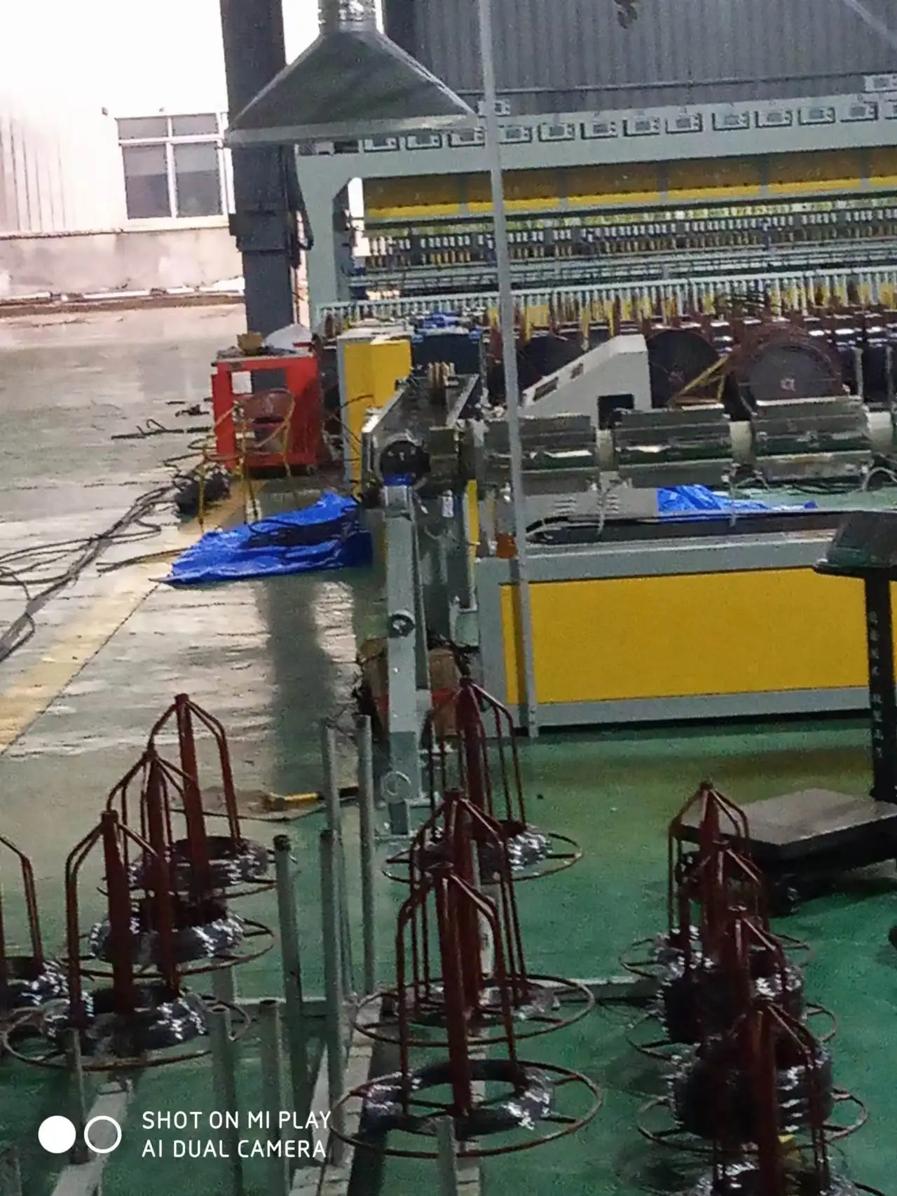 Warp knitted PET geogrid welding machine steel plastic geogrid PP geogrid ultrasonic welding production line