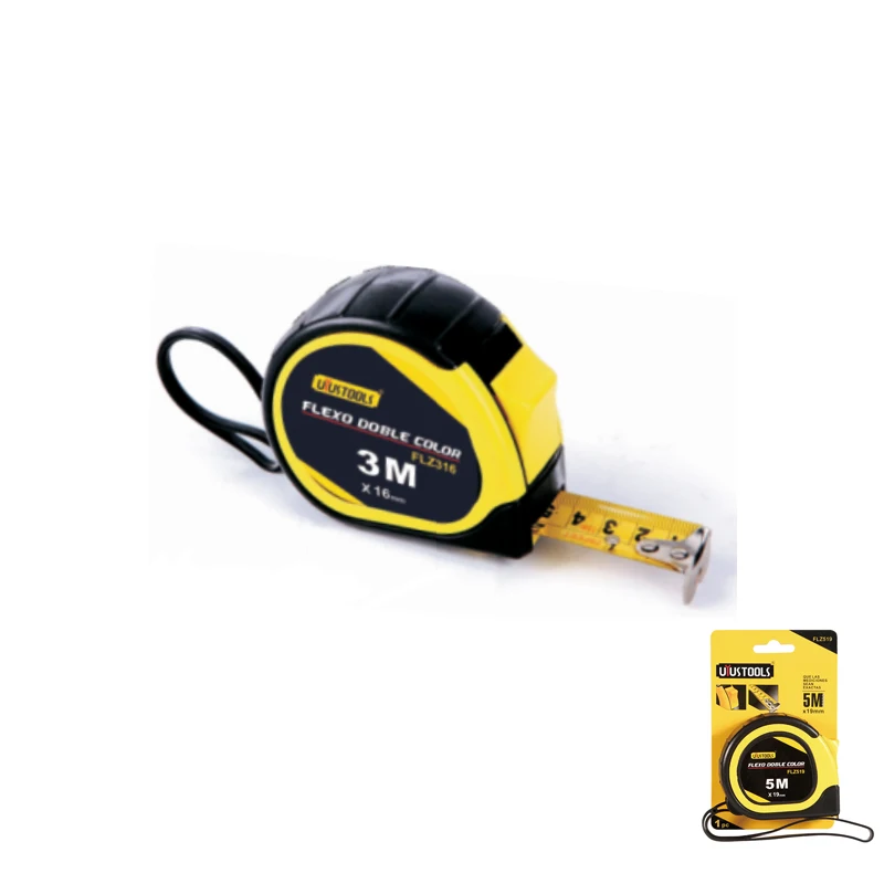 UYUSTOOLS Steel Tape Rule Measuring Ruler Popular in South America