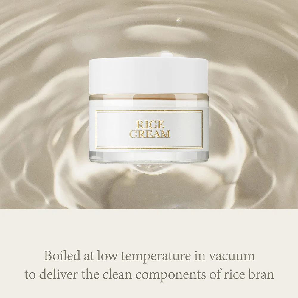 korean skin whitening cream Rice Cream 1.69 Ounce 41% rice bran essence with Glowing Look, Improves Moisture Skin Barrier OEM