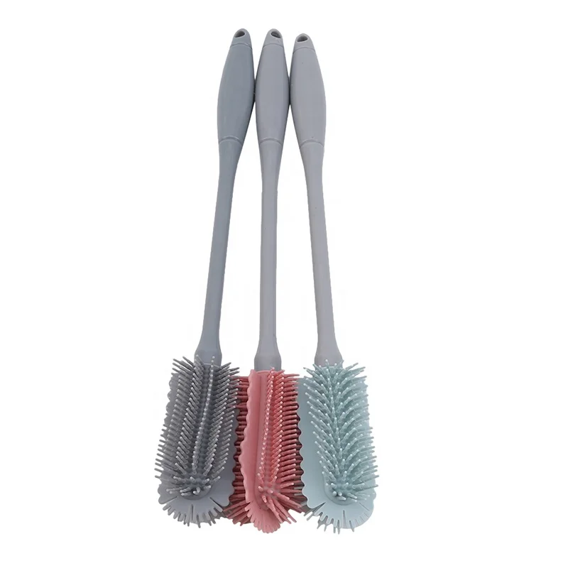 
Soft Rubber Brush Non-silicone Multi-function Kitchen Bottle Thermos Glass Cleaning Brush Bathtub Carpet Pet Brush 