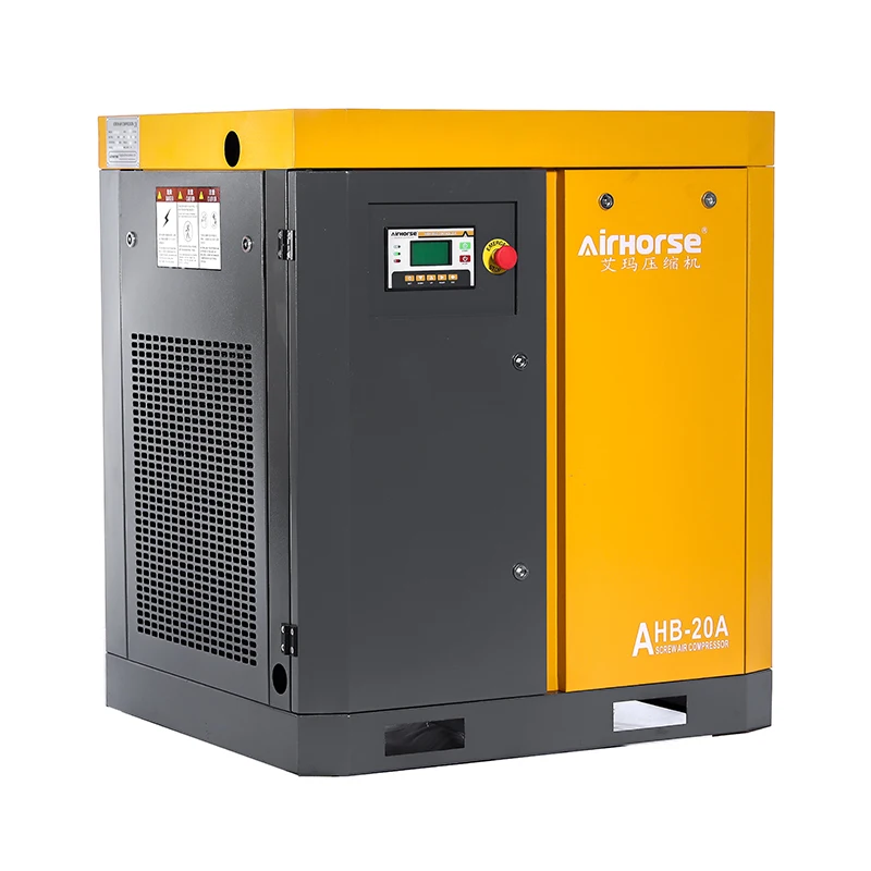 single phase  220V/60HZ input 7bar 8bar 10bar 12bar  screw air compressor CE tank mounted