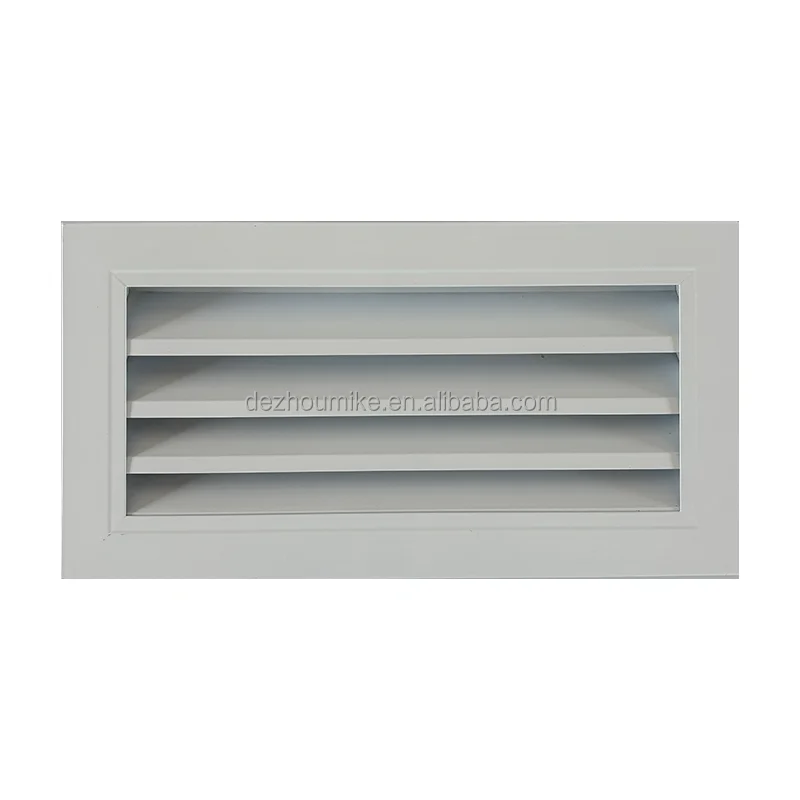 Rainproof Louver Aluminum Air Grille Removable Louver Ventilation Wall Vent for HVAC