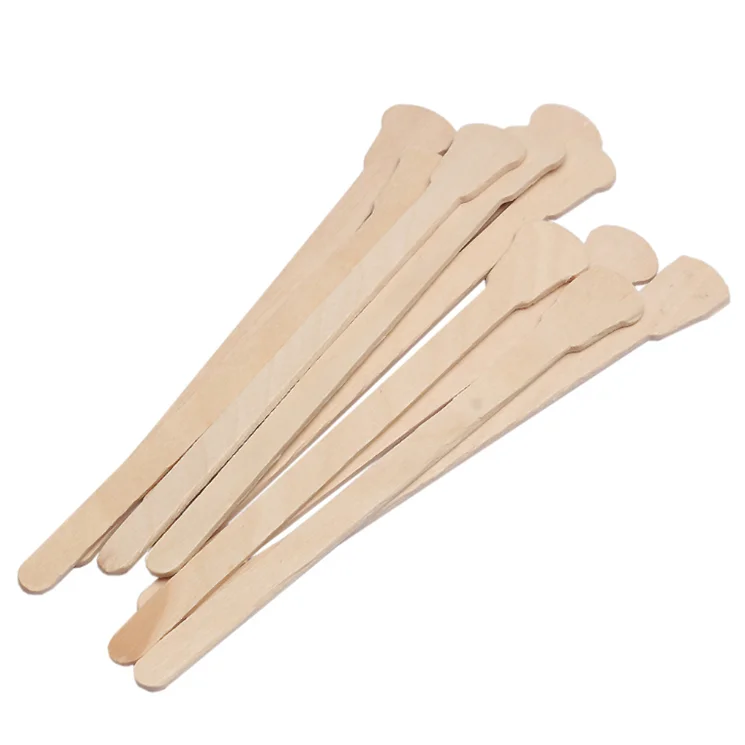 
Wholesale Cosmetics Small Wood Wax Depilatory Sticks Spatulas for Face/Body/Eyebrow Hair Removal 