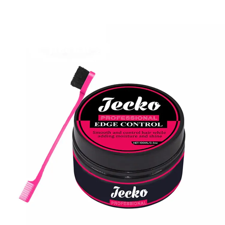 Jecko Strong Hold 3.5 OZ Plastic Container Water Based Hair Pomade Long-lasting Edge Control