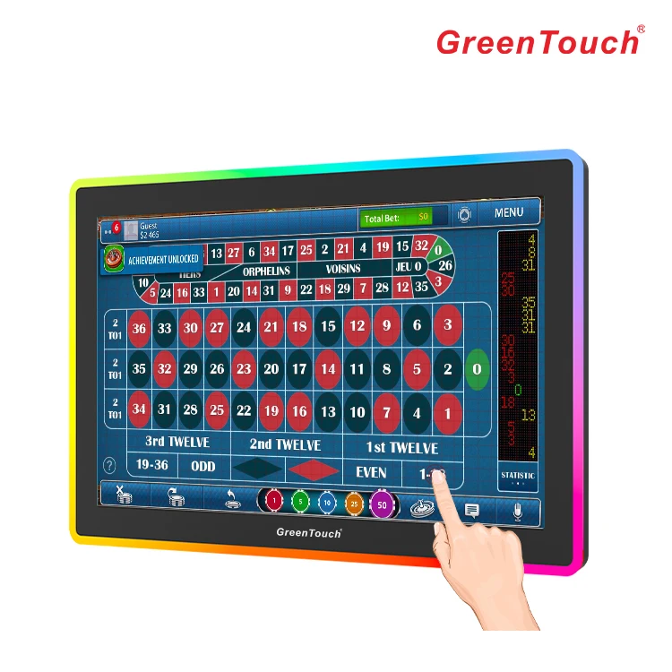 GT LED-Framed Monitor 27 inch capacitive touch screen with DP HD port