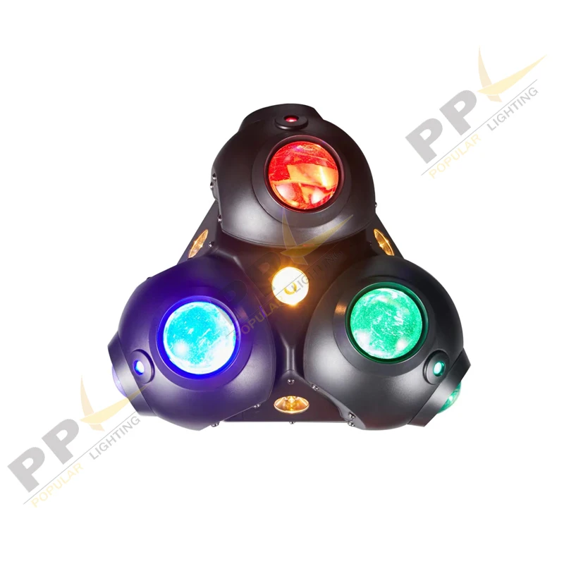 3 руки 150 Вт движущийся передний луч света RGB со световым кольцом паук лазерный свет для DJ Disco Party