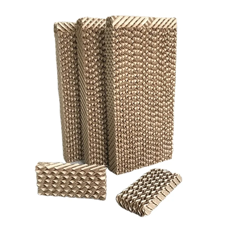 10mm size Factory Price Poultry Farm Cooling Pad Wall Greenhouse Cooling Pad With PVC Plastic Outer Frame