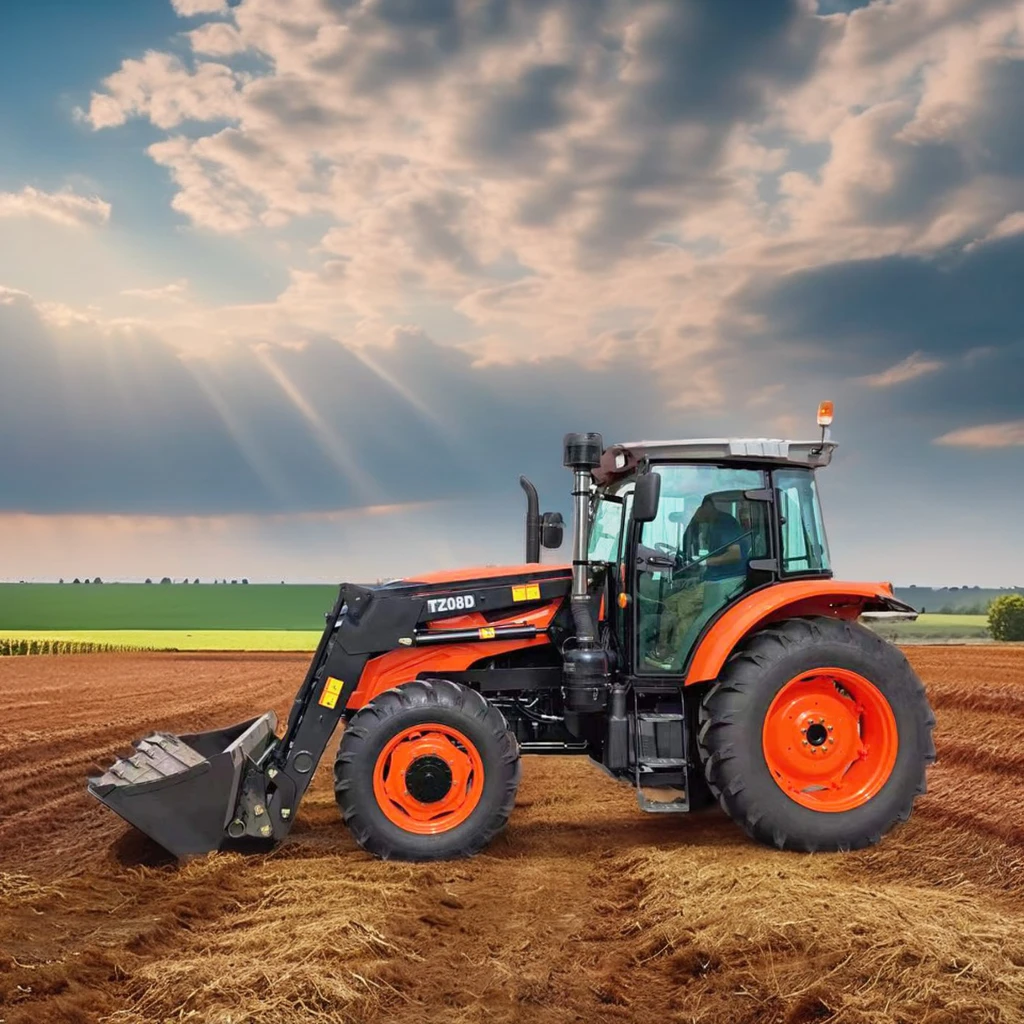 Customized strong power cheap price 100hp 120HP 4x4 tractor YTO diesel engine agricultural farm tractors for sale