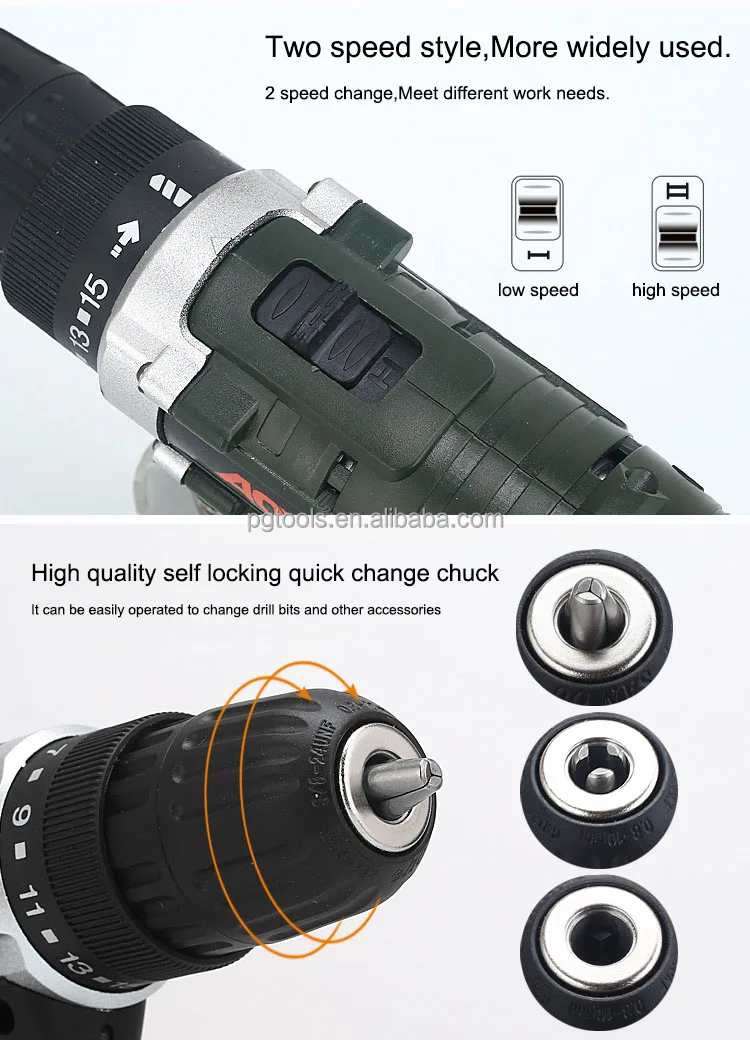 12V Rechargeable Lithium Battery Power Screw drivers Cordless Drill Multi fuction Electric Hand Drill Electric Screwdriver Kit