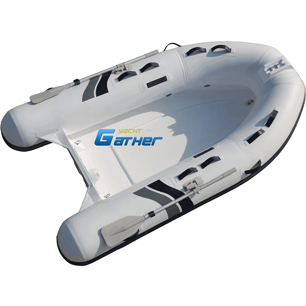 Inflatable Dinghy Orca Hypalon Pvc RIB300A Rigid Hull Inflatable Rowing Boats For Sale