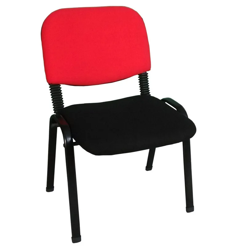 Wholesale Modern Cheap Modern Stackable Meeting Room College Training Visitor Student Fabric 4 leg Conference Waiting Room Chair