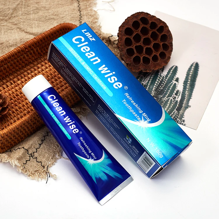 Custom Private Label Gums Bleeding Anti Sensitative Anti Plaque Fluoride Free Mint Flavored Toothpaste