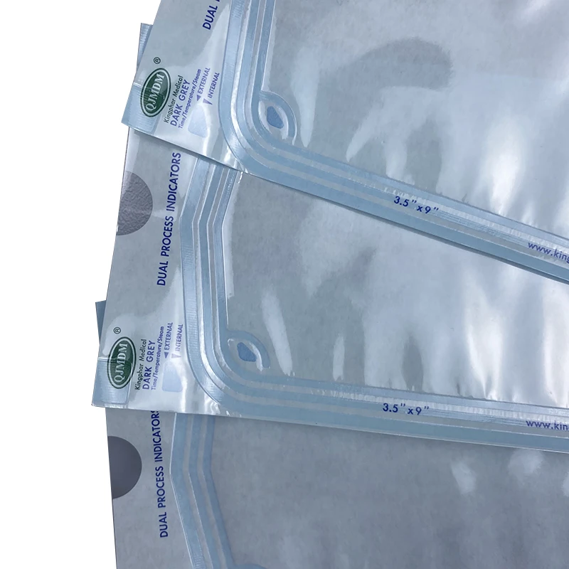 laboratory wholesale orginal manufacturer for medical dental hospital disposable sterile heat steam sealing packaging pouches