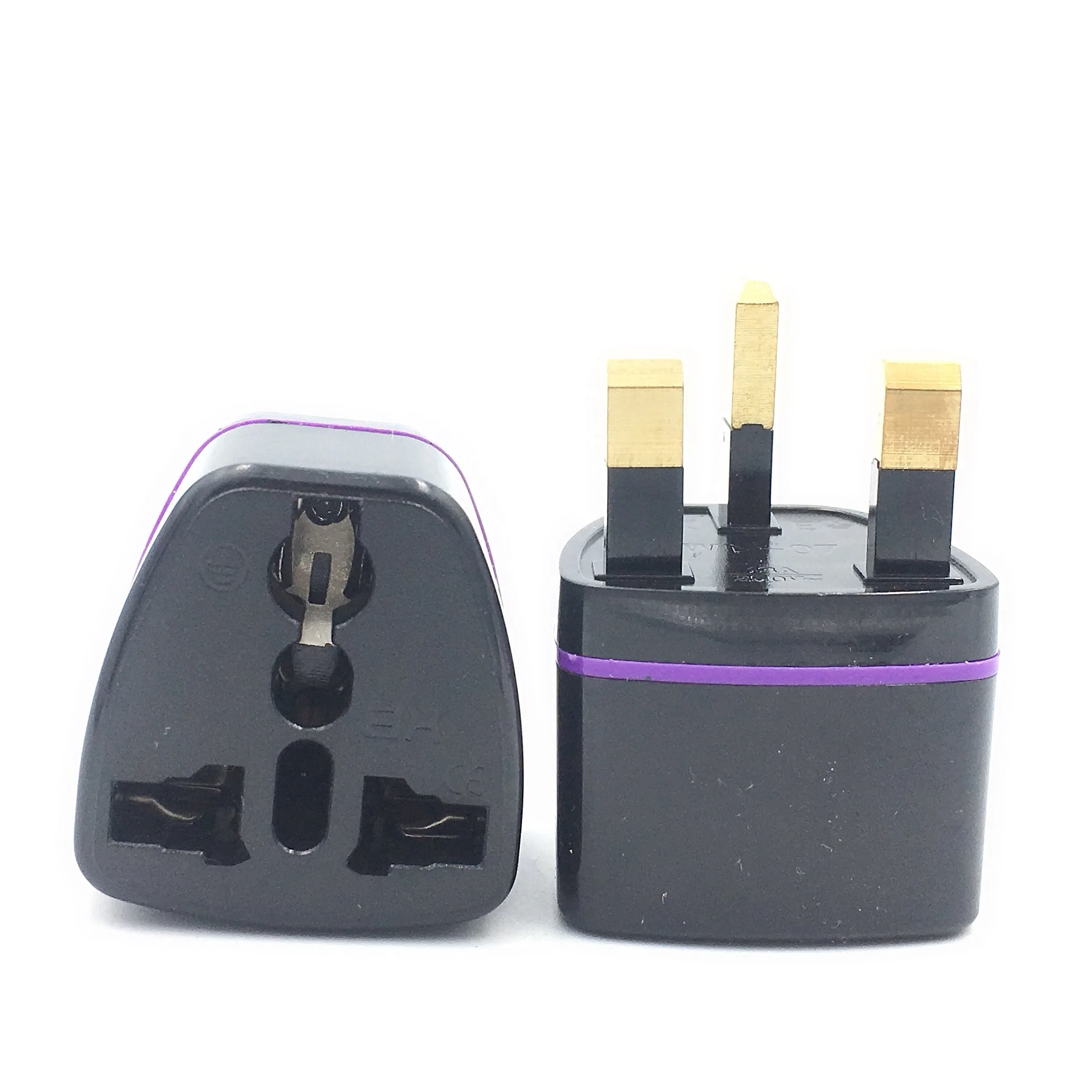 Pure copper UK standard Plug Adapter Power Converter, tourism conversion plug UK Travel Plug Outlet Adaptor to Universal Socket