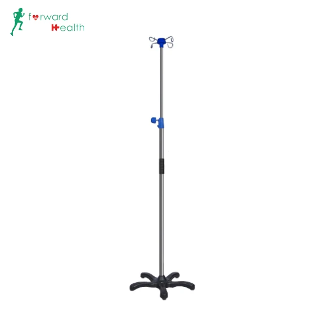 Factory Price Hospital Medical Stainless Steel Infusion Stand IV Pole IV Drip Stand