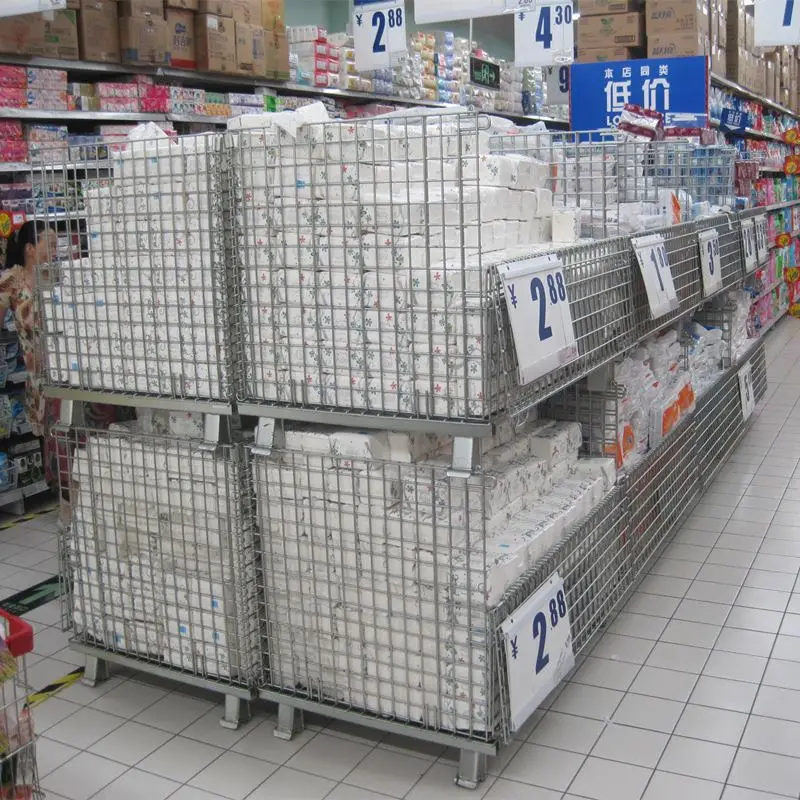 Euro Folding Moving Nestable Turnover Vegetable Crate Mesh Container Wooden Plastic Storage Crate With Wooden Pallet