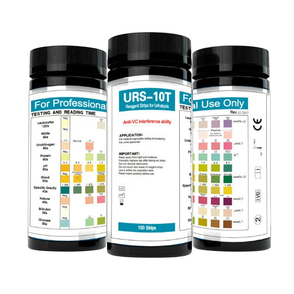 2020 Vansful hot selling rapid urine test strips 10 parameters urine reagent strips 10T (1600151033369)