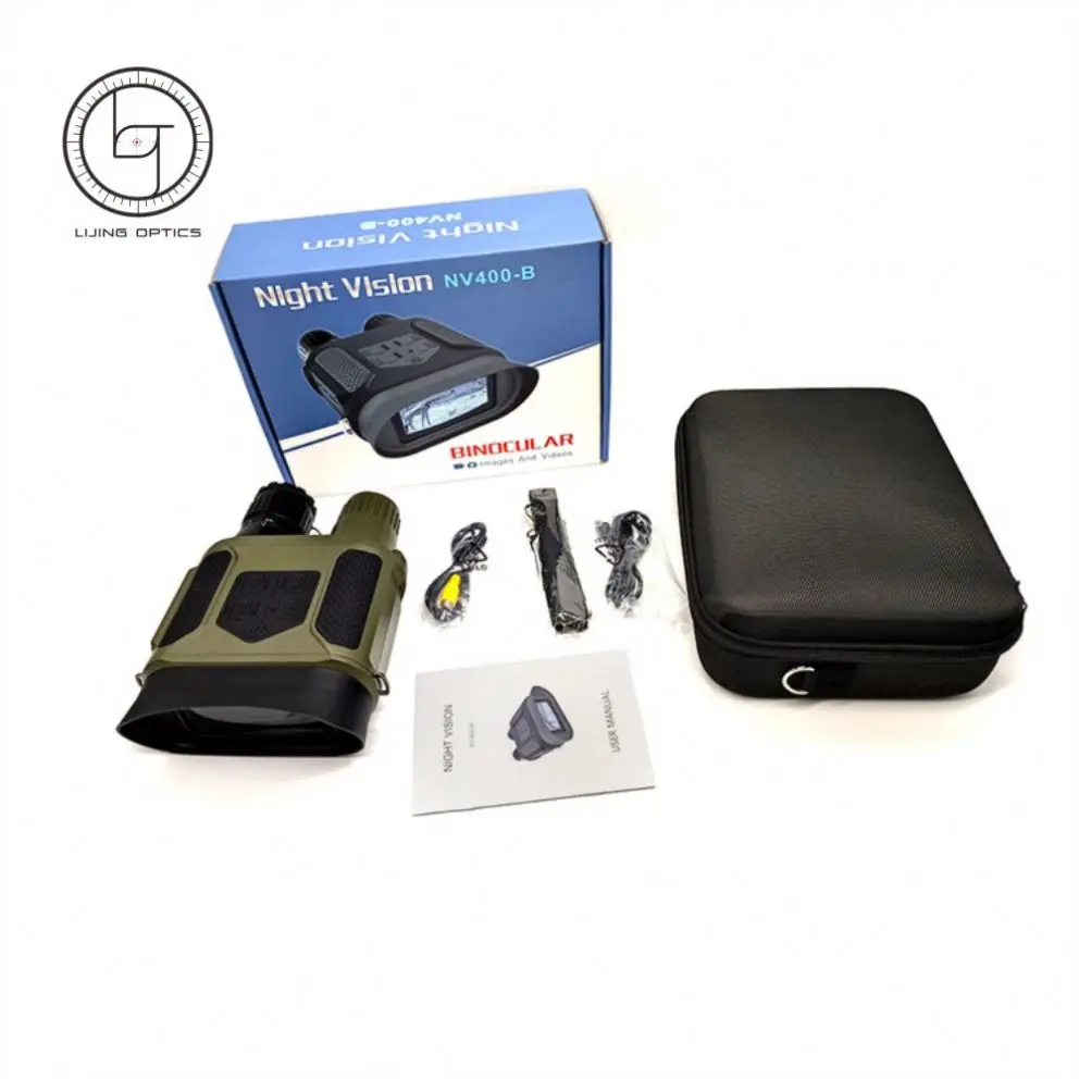 Цифровой бинокль ночного видения LIJING 3,5-7x31NV400 для полной темноты, цифровое ночное видение