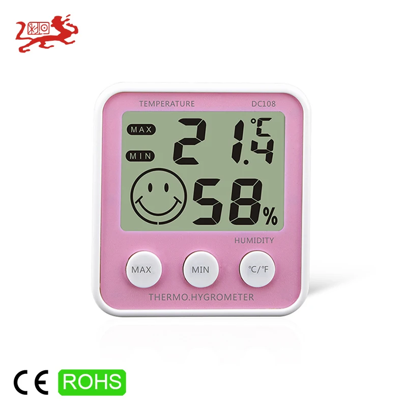 LCD Digital Indoor Multi Comfort level Hygrometer Humidity Thermometer Meter
