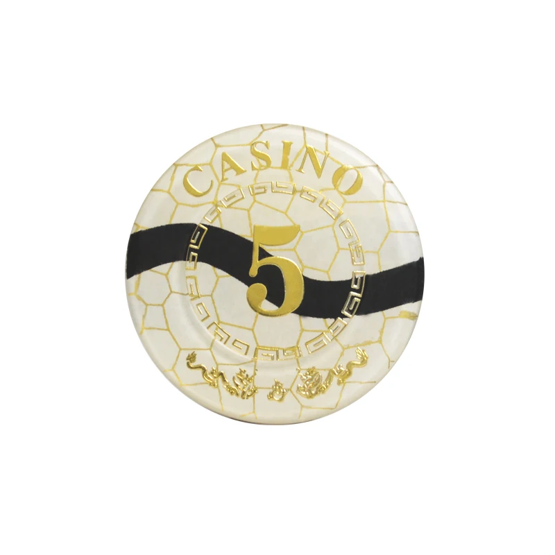 High Quality Round Crystal Customized Poker Card Manufacturers Cheap Wholesale Casino High-end Poker Chips for Gambling Club