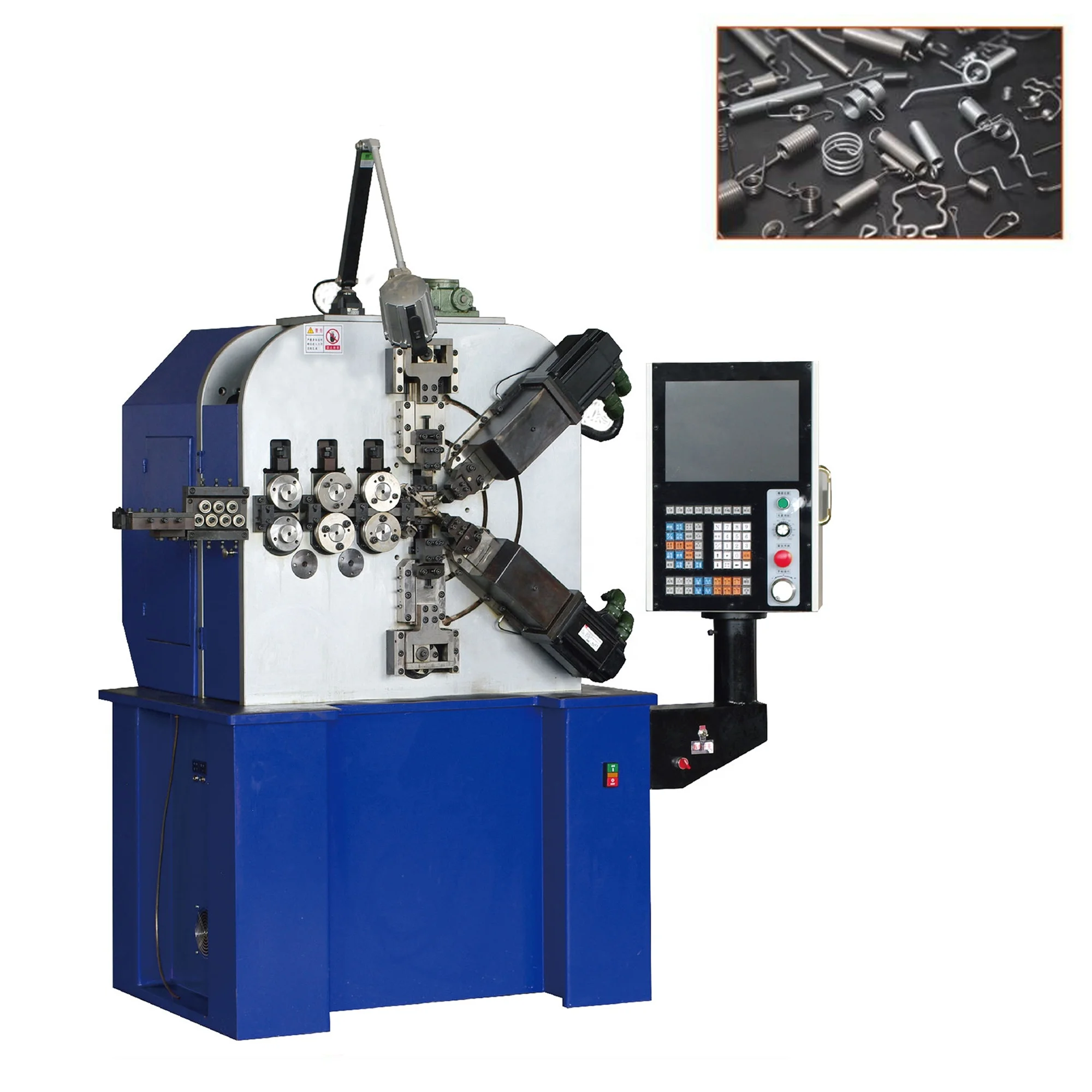 High Quality 6 Axces Wire Diameter 1.5-4.5mm CNC Compression Spring Coiling Machine Spring Making Machine Wire Forming Machine