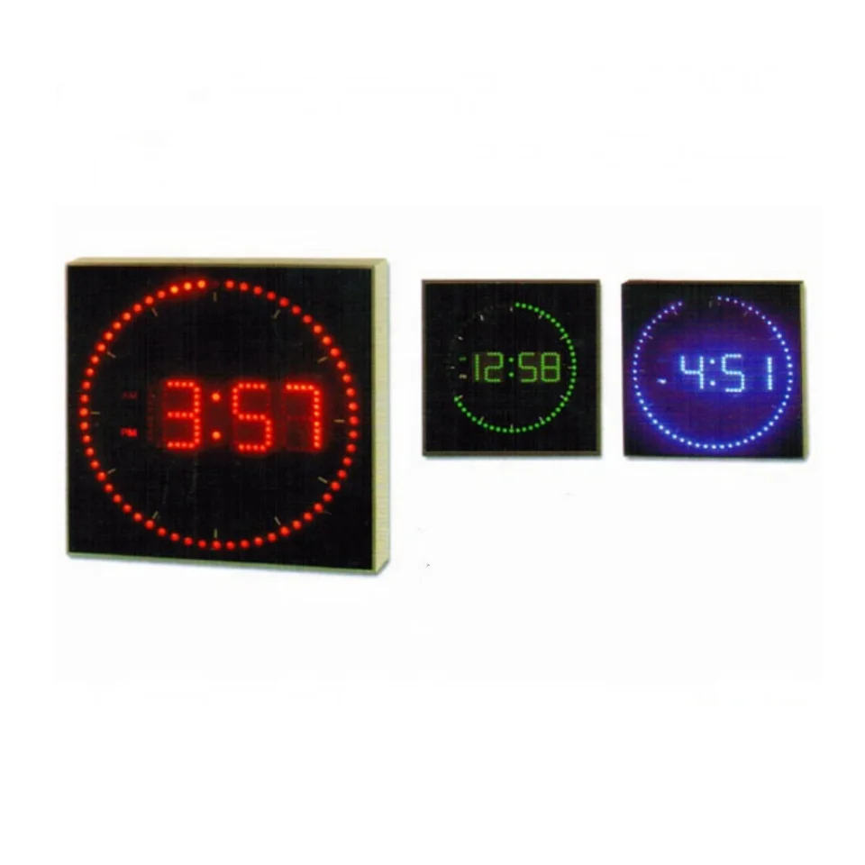 LED digital radio controlled electronic time clock