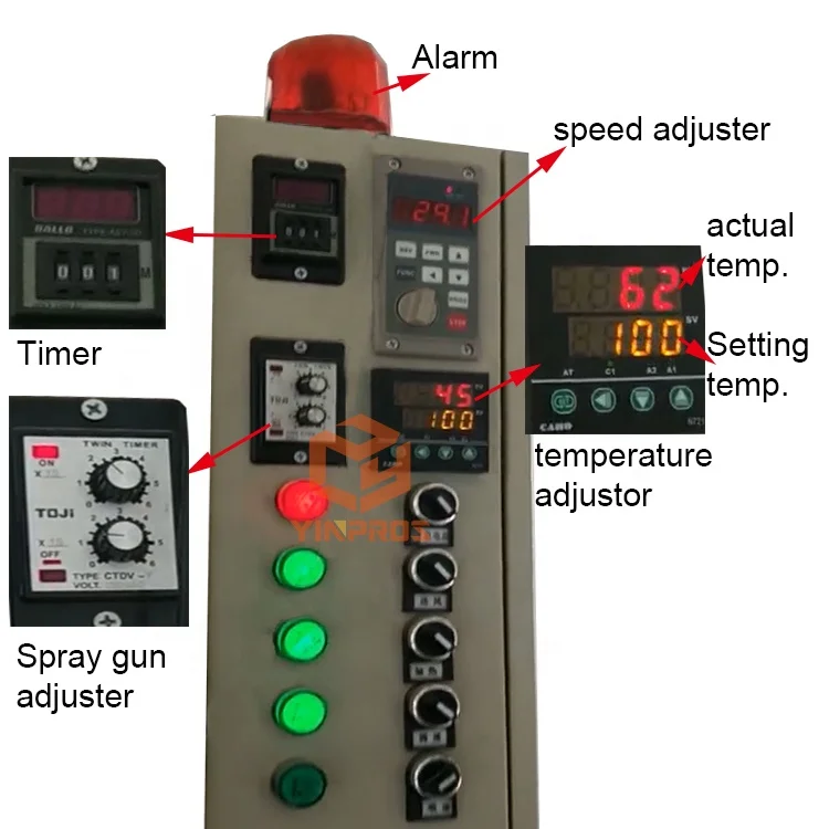 Wooden toys building block Paint Spray Automatic Barrel Painting Machine