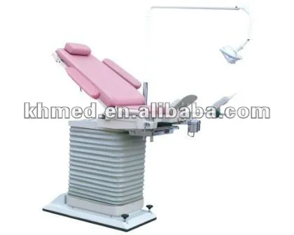 DH-S104A electrical- hydraulic obstetrics and gynecology examination table with instrument bowl