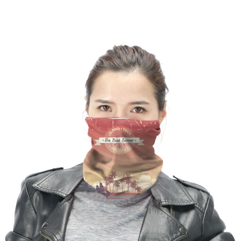 Seamless Scarf Magic Necker Microfiber Scarf Snood Cycling Fast Dry Elastic Bandana for Men